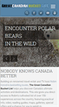 Mobile Screenshot of canadianbucketlist.com
